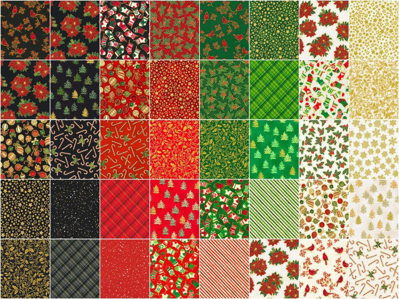 Holiday Charms - Holiday ColorstoryFat Quarter Bundle Alternative View #2
