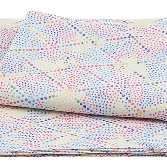 Diamond Dots - Diamond Dots White/Multi 3 Yard Cut