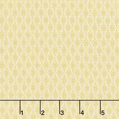 Imperial Collection 18 - Geometric Cream Metallic Yardage