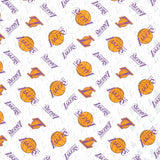 NBA - Los Angeles Lakers Purple Yardage Primary Image