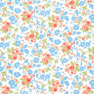 Fruit Cocktail - Summer Floral Ice Cream Yardage