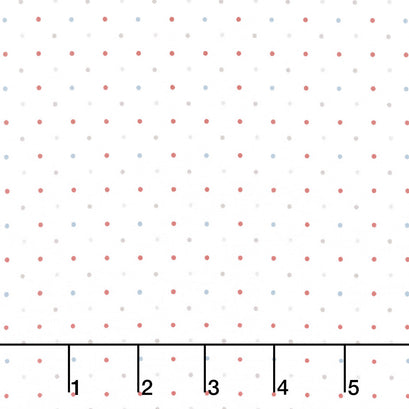 Old Glory - Magic Dot Cloud Yardage