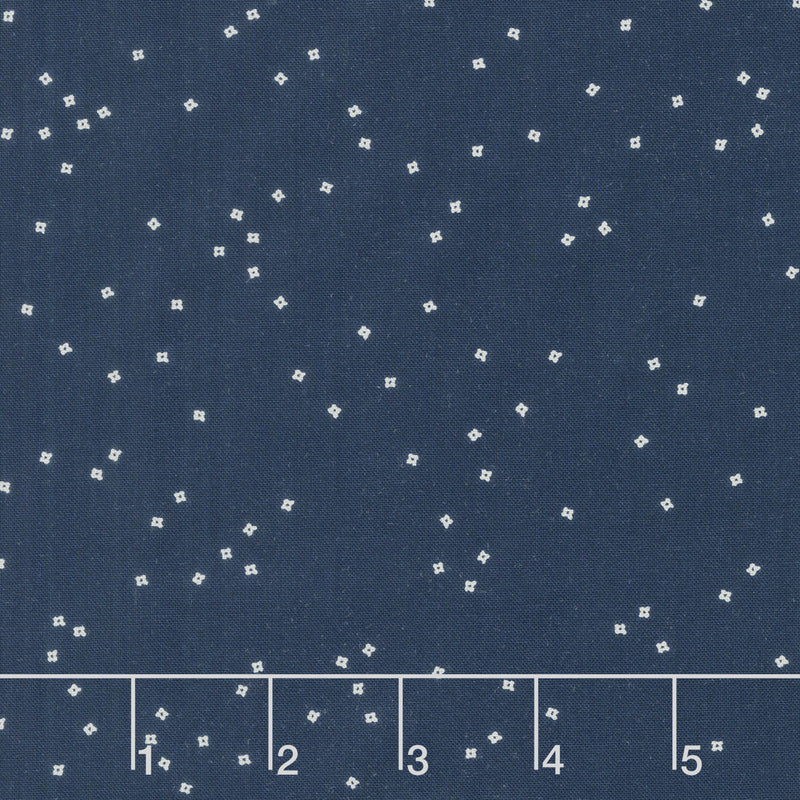 Blossom - Tiny Flower Navy Yardage Primary Image