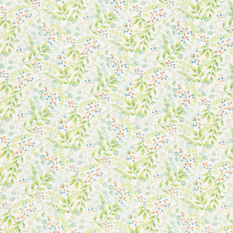 Harvest Wishes - Fall Foliage Whitewashed Yardage
