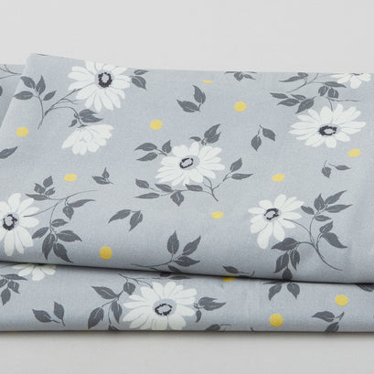 Ups-A-Daisy - April Flower Gray 2 Yard Cut