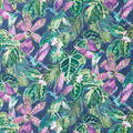 Shimmer Paradise - Packed Floral Navy Multi Yardage Primary Image