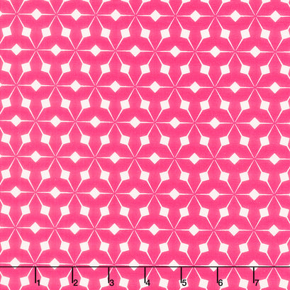 Colour Wall - Geo Hotpink Yardage
