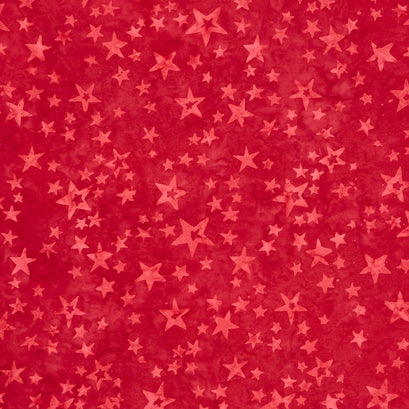Tonga Batiks - Valor Stars Of All Sizes Love Yardage