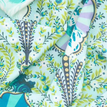 Besties - Puppy Dog Eyes Bluebell Yardage Alternative View #1