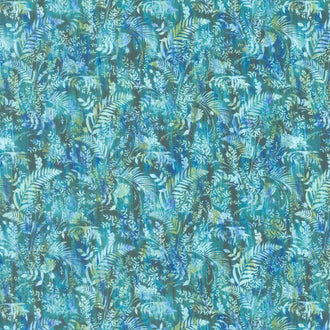 Halcyon II - Ferns Blue Yardage