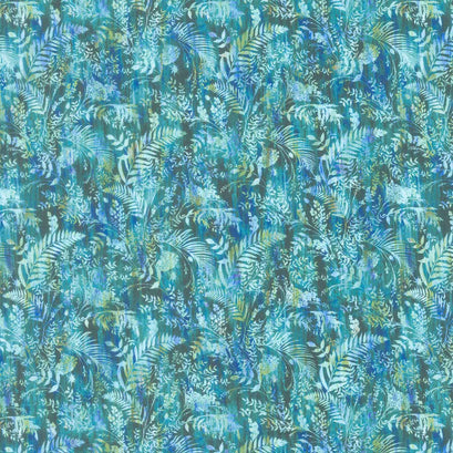 Halcyon II - Ferns Blue Yardage
