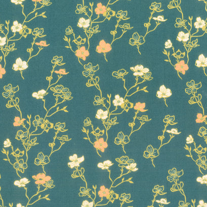 In the Garden - Dogwood Mossy Yardage