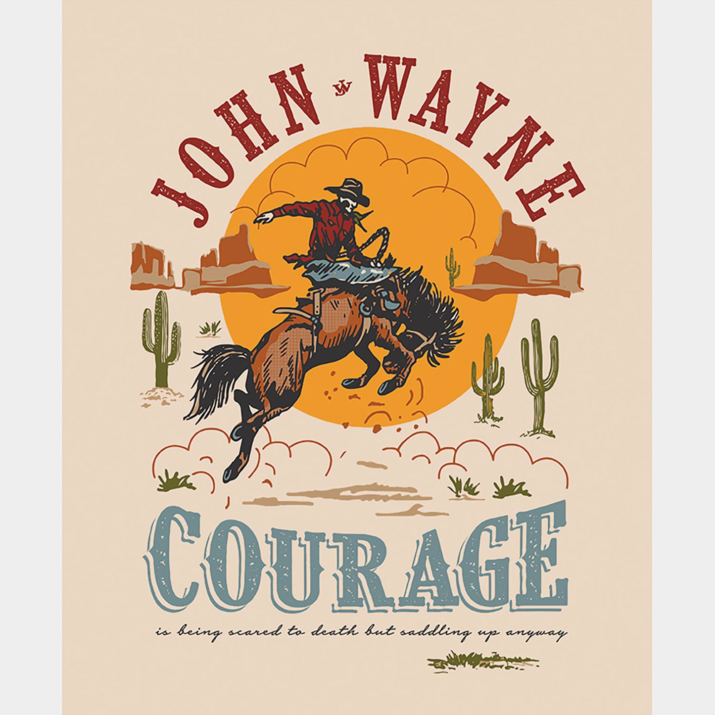 John Wayne Courage - John Wayne Courage Sand Panel Primary Image