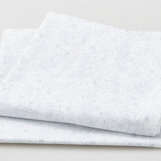 Bethanie - White Outline Floral 2 Yard Cut