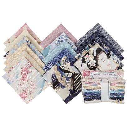 Imperial Collection 18 - Lapis Colorstory Metallic Fat Quarter Bundle