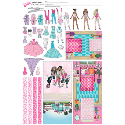 Barbie Girl - Playhouse Multi Felt Panel