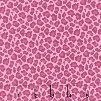 Floralicious - Cheetah Pink Yardage