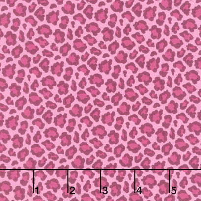 Floralicious - Cheetah Pink Yardage