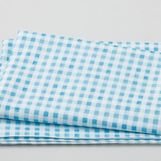 Picnic by the Lake - Summer Gingham Blue 2 Yard Cut
