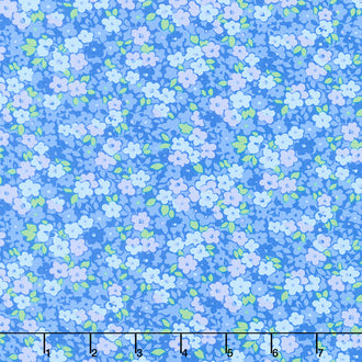 Sleepovers - Makeovers Blue Yardage