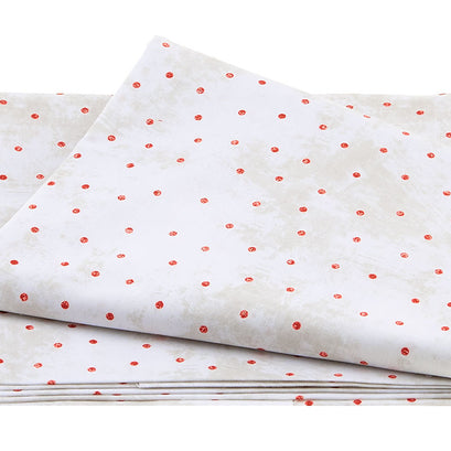 Time for Hot Cocoa - Dots White 2 Yard Cut