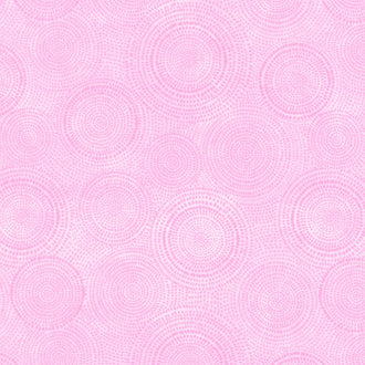 Radiance - Circle Dots Light Pink Yardage