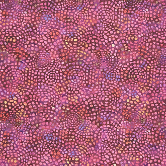 Dragonfly Dreams - Circular Texture Purple Yardage