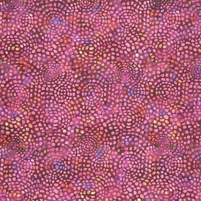 Dragonfly Dreams - Circular Texture Purple Yardage