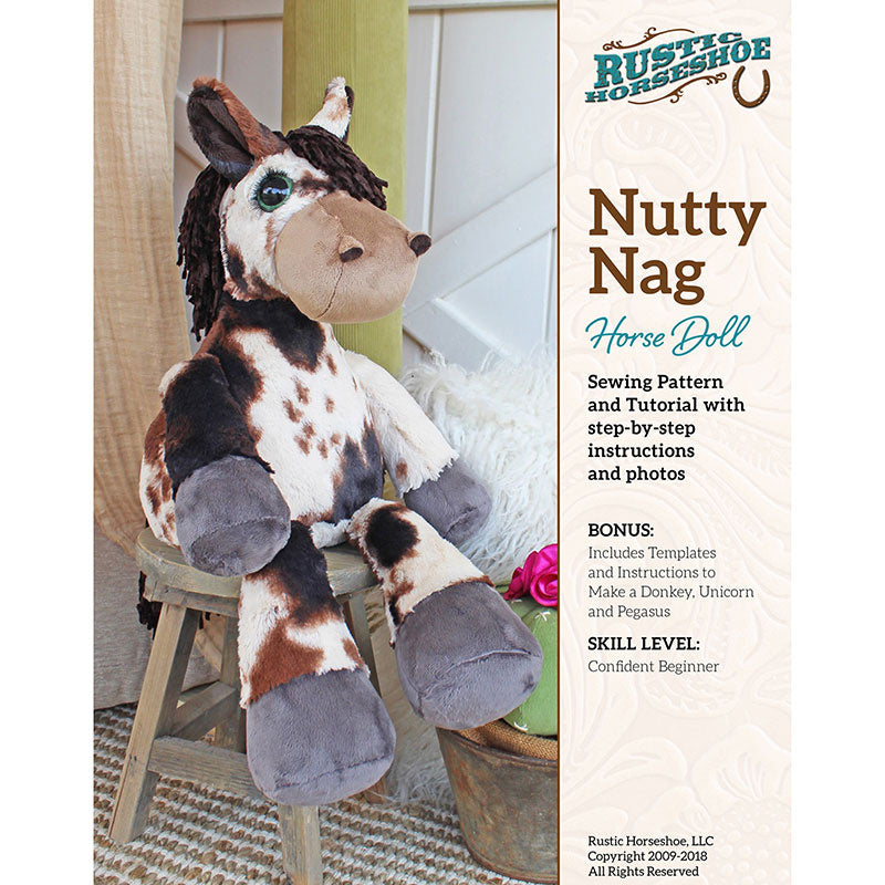 Nutty Nag Plush Horse Doll Pattern