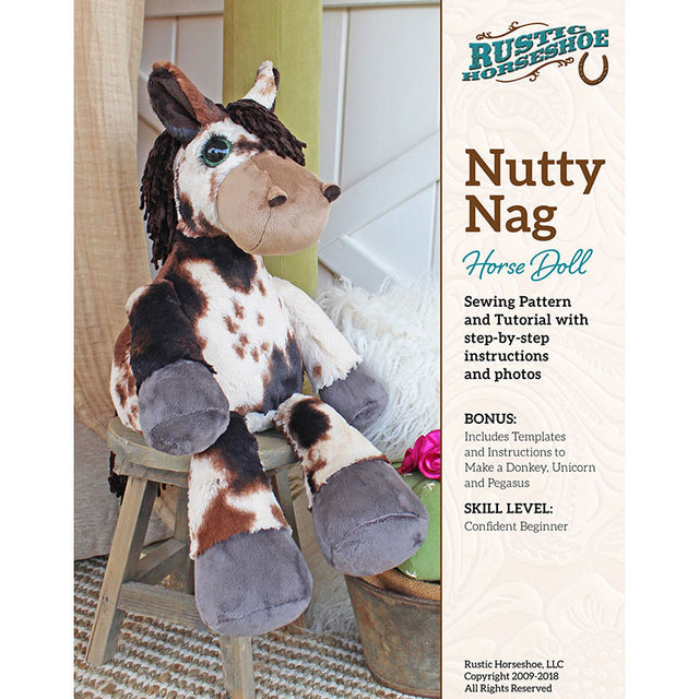Nutty Nag Plush Horse Doll Pattern nutty-nag-plush-horse-doll-pattern