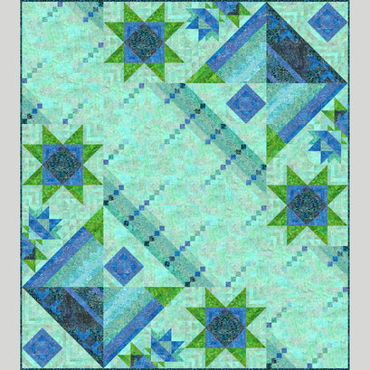 Sea Stars Block of the Month Quilt Kit Presale