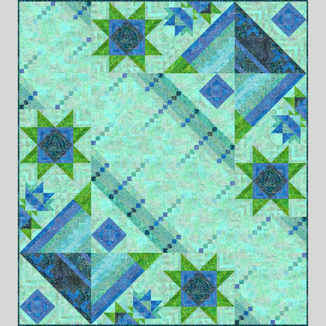 Sea Stars Block of the Month Quilt Kit Presale Primary Image