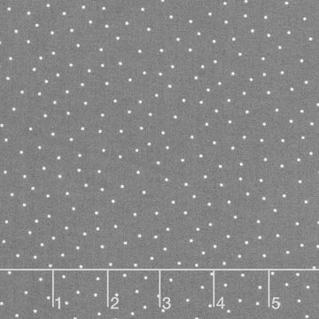 Kimberbell Basics - Tiny Dots Grey/White Yardage Primary Image