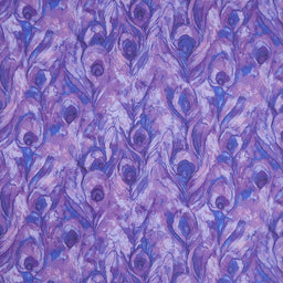Allure (Northcott) - Large Feather Purple Multi Yardage Primary Image