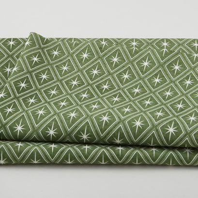 Christmastime - Sparkle Green 2 Yard Cut