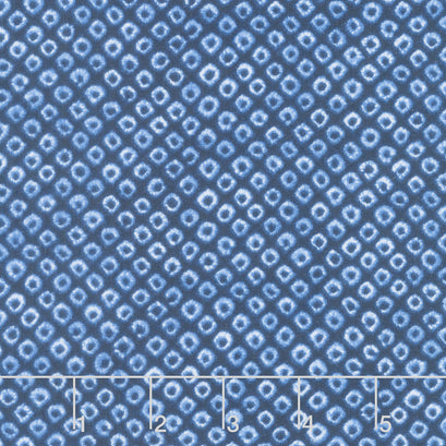 Shibori Blues - Packed Dots Navy Yardage