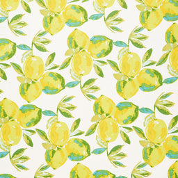 Art Gallery Canvas - Sage Yuma Lemons Mist Yellow Yardage Primary Image