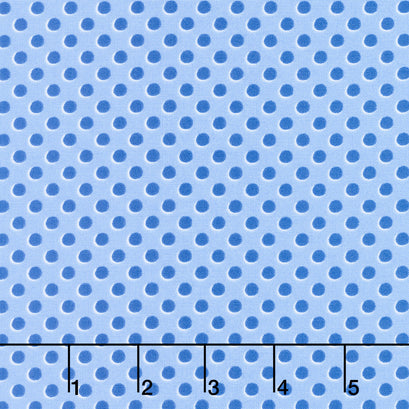 Enchanted Bloom - Dreamy Dots Sky Blue Yardage