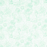Blush - Floral Toile Green Yardage Primary Image