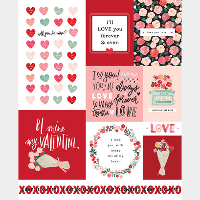 My Valentine - Valentine Red Panel