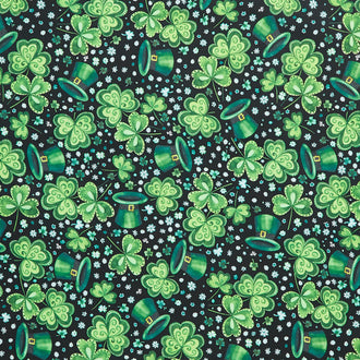 Lucky Day - Hats Emerald Yardage