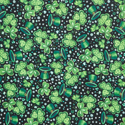 Lucky Day - Hats Emerald Yardage