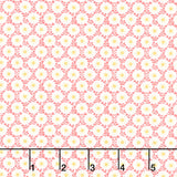 Franny’s Flowers - Polka Dot Floral Pink Yardage Primary Image