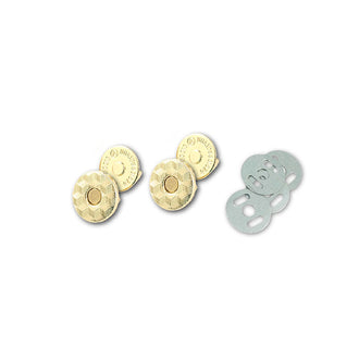 Emmaline Magnetic Snap Closure - 3/4" Slim Gold