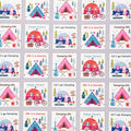 Happy Camper - Camping Patchwork Multi Yardage Primary Image