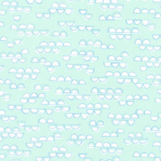 Cozy Cotton Flannels - Over the Moon Full Collection Half Circles Breeze Yardage Primary Image