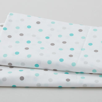 Multi Dots on White 2 Yard Cut
