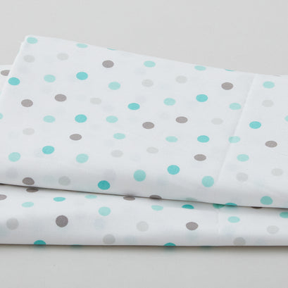 Multi Dots on White 2 Yard Cut