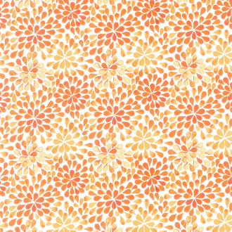 Summer Breeze - Petals Orange Yardage