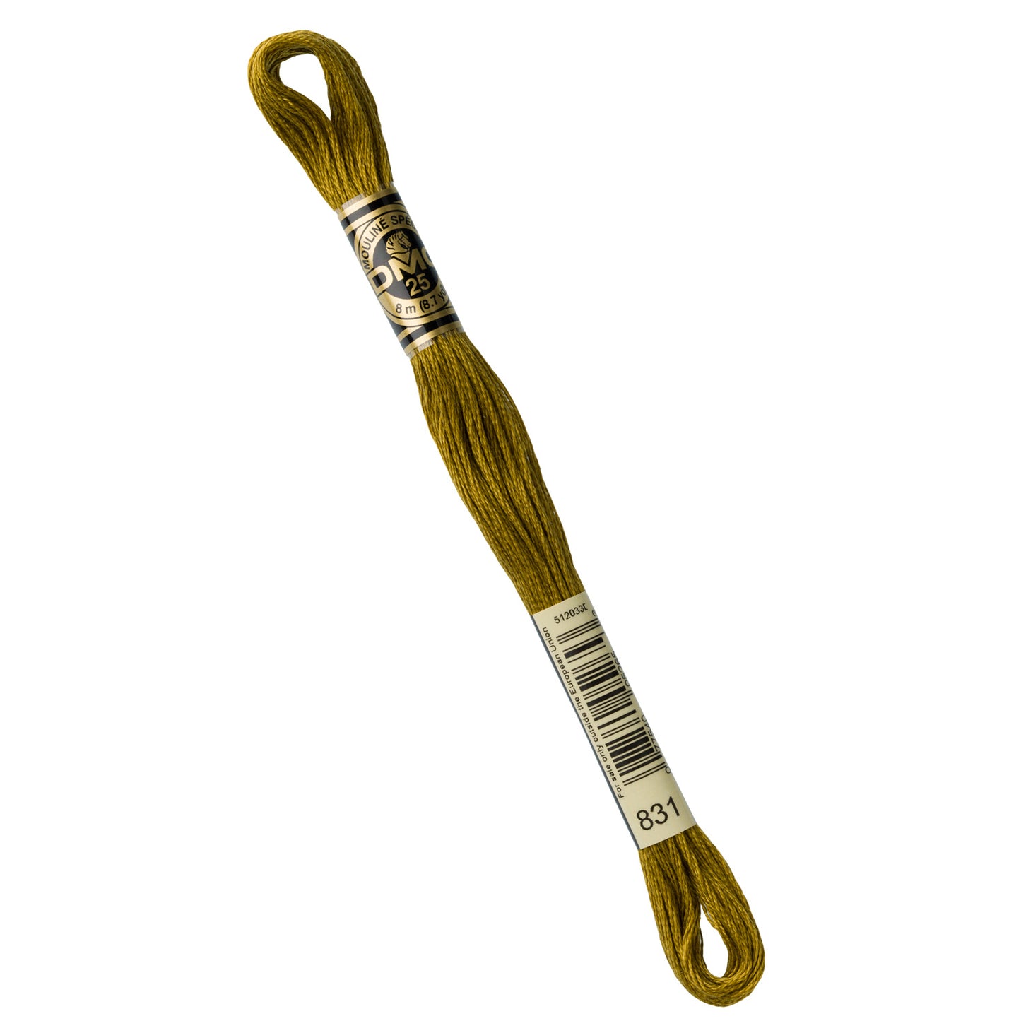 DMC Embroidery Floss - 831 Medium Golden Olive Primary Image